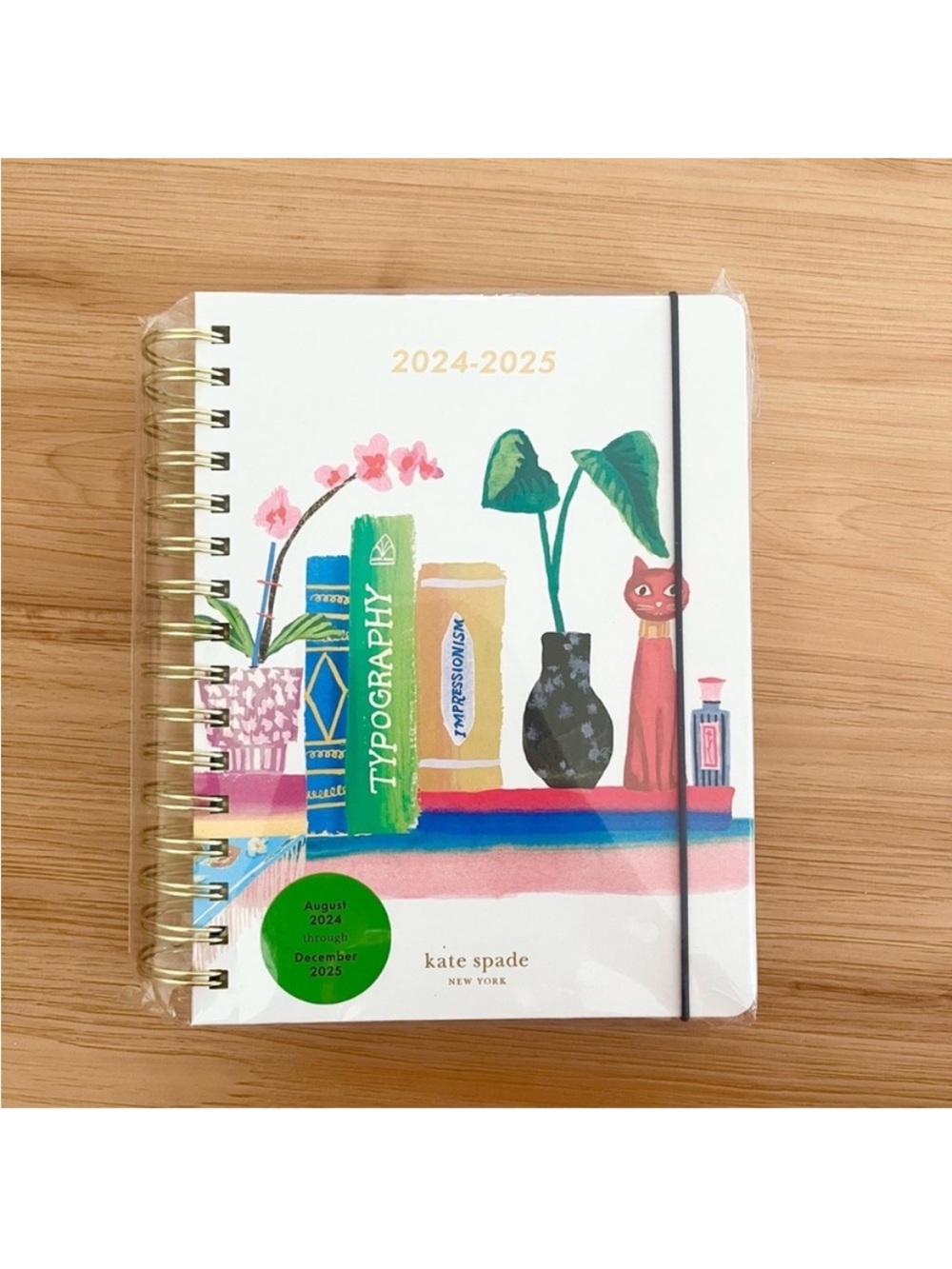 Kate Spade Bookshelf 2024-25
17-month Large Planner
#K240244#